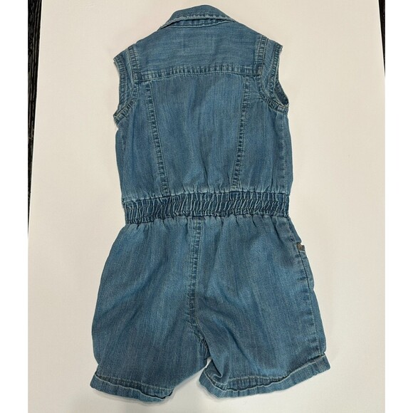 Polo Ralph Lauren Denim Romper Size 12 months Baby Girl  Vintage - Picture 4 of 4